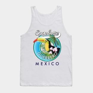 Explore Guerrero Mexico travel logo Tank Top